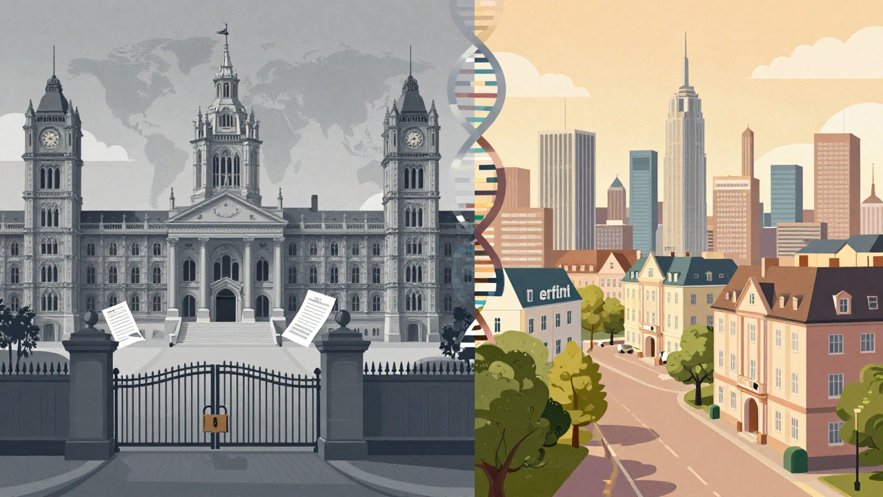 Global map showing different fertility law regions with restricted and permitted zones