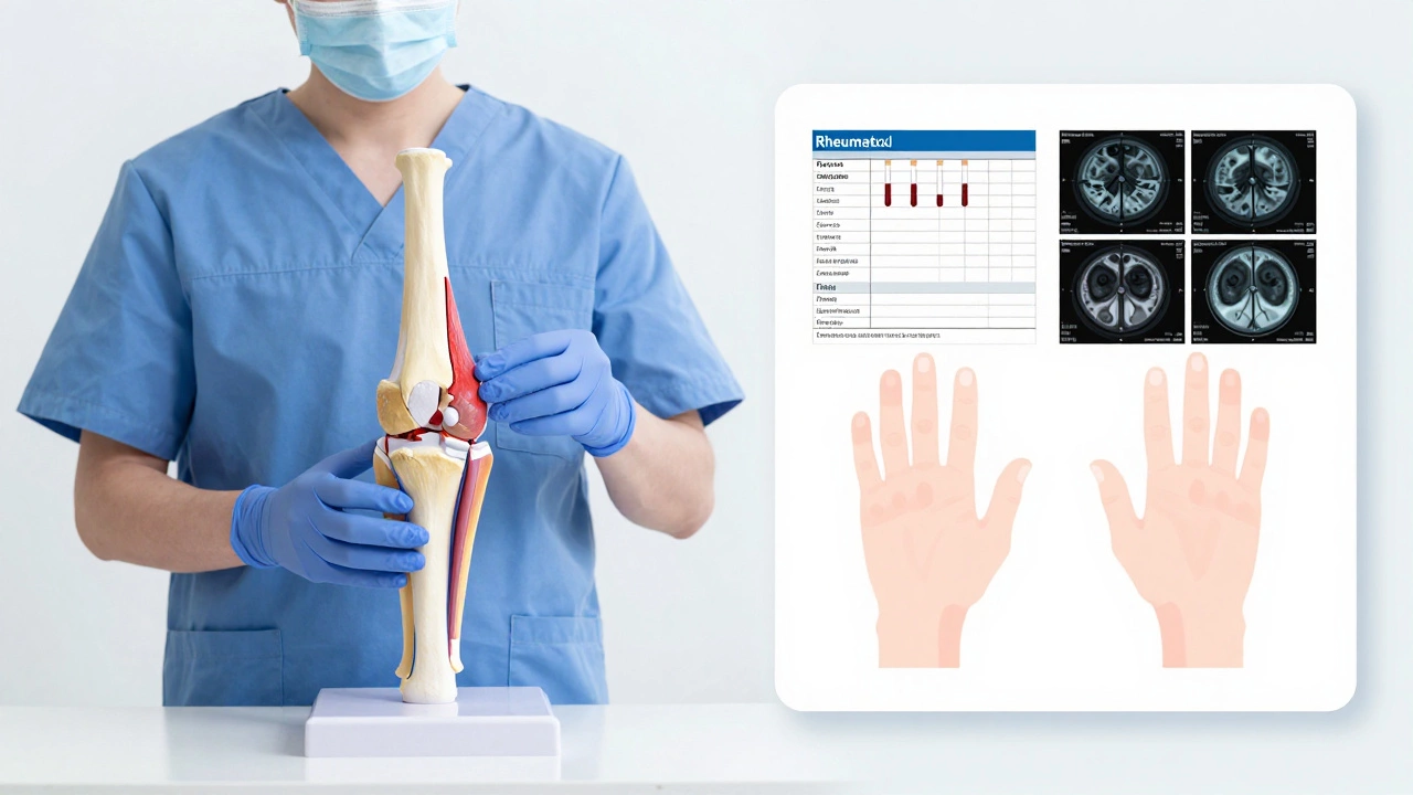 Comparison of orthopedic surgery and rheumatology treatments
